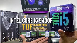 intel Core i5 9400F ASUS TUF B365M PLUS GAMING WiFi Kingston 32GB Crucial MX500 MASTERLIQUID ML120L