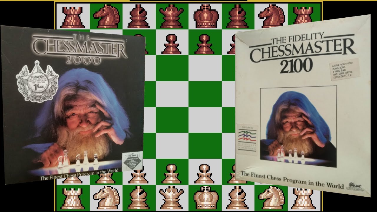 Ep. 62 Unboxing & playing Chessmaster 2000 & 2100 Amiga game