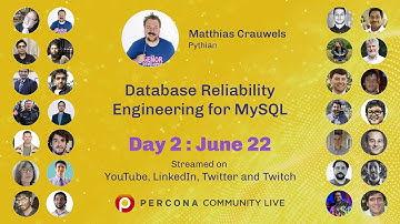 Database Reliability Engineering for MySQL - Matthias Crauwels - Pythian - Percona Community Live