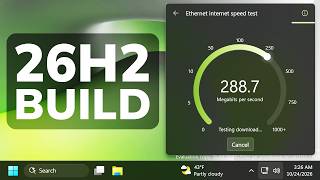 New Windows 11 26H2 Build 26340.9767 – New Quick Settings Phone and Speed Test (Experimental)