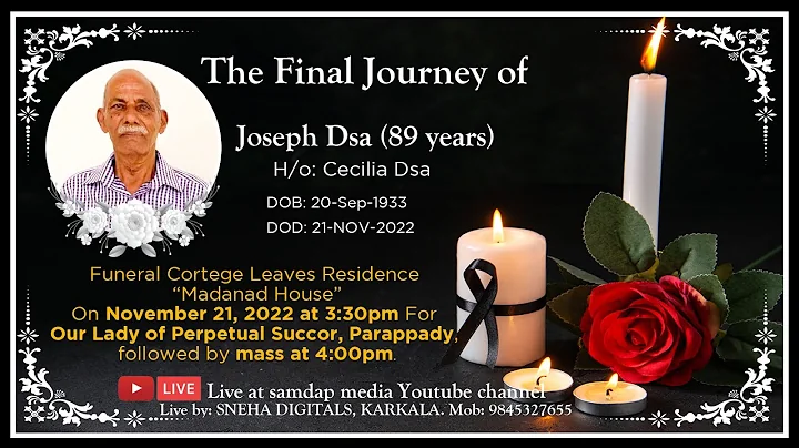 The Final Journey of Joseph Dsa (89 years) | Our L...