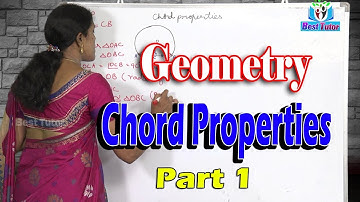 Geometry : Chord Properties Of a Circle | Part 1 | Easy Ways To Learn Chord | Best Tutor