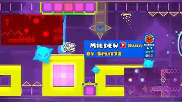 Geometry Dash Mildew by Split72 100% with commentary.