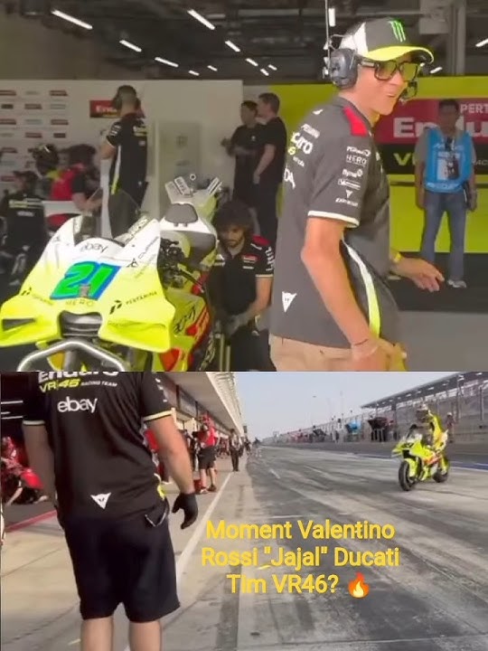 Moment Valentino Rossi 'Jajal' Ducati Karena Lihat Marc Marquez? #motogp