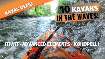 KAYAK TEST: Bouncing around in 9 inflatable kayaks I