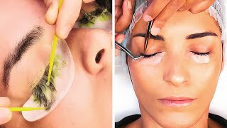 Detailed To Feel Dazzled 💫 Satisfying Eyelash Extension Processes 💁🏽‍♀️ | Beauty Studio