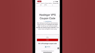 Hostinger vps coupon code | 80% off Hostinger coupon #shorts