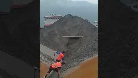 Day-28 Long Video Barge Unloading from ship Long video #reels #youtube #tranding 