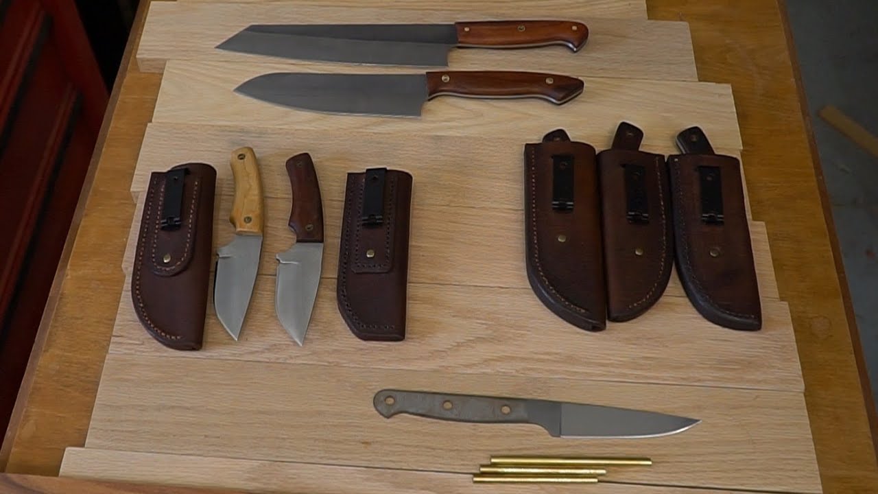 Part 1: Custom Knife Handle Making - YouTube