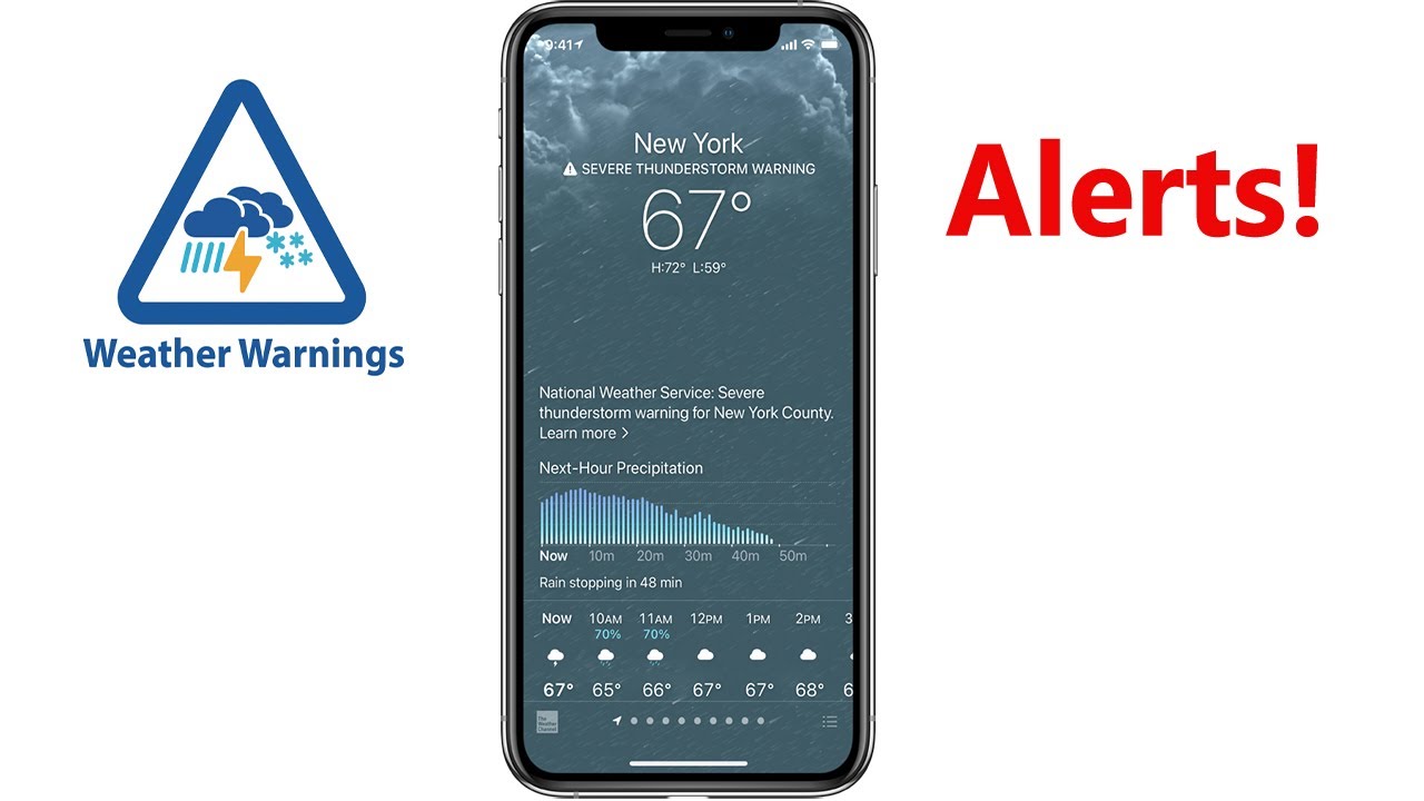 How To Get Weather Alerts On iPhone YouTube