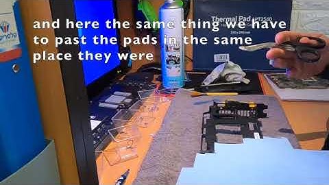 AMD Radeon RX 5700xt thermal pads replacement