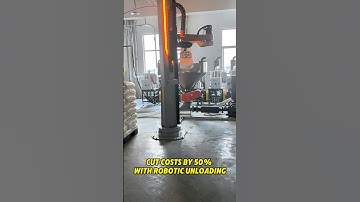 Cut Cost By 50% With Robotic Unloading 😎 #depalletizing #automation #palletizer #depalletizing#robot