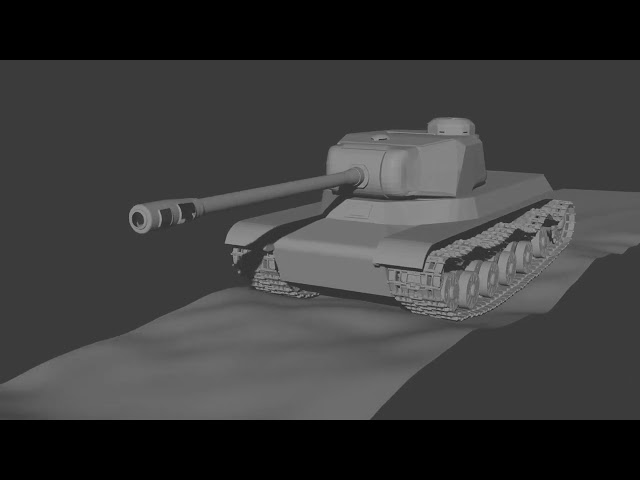 Vilém Kostříž | IS-2 animace tanku