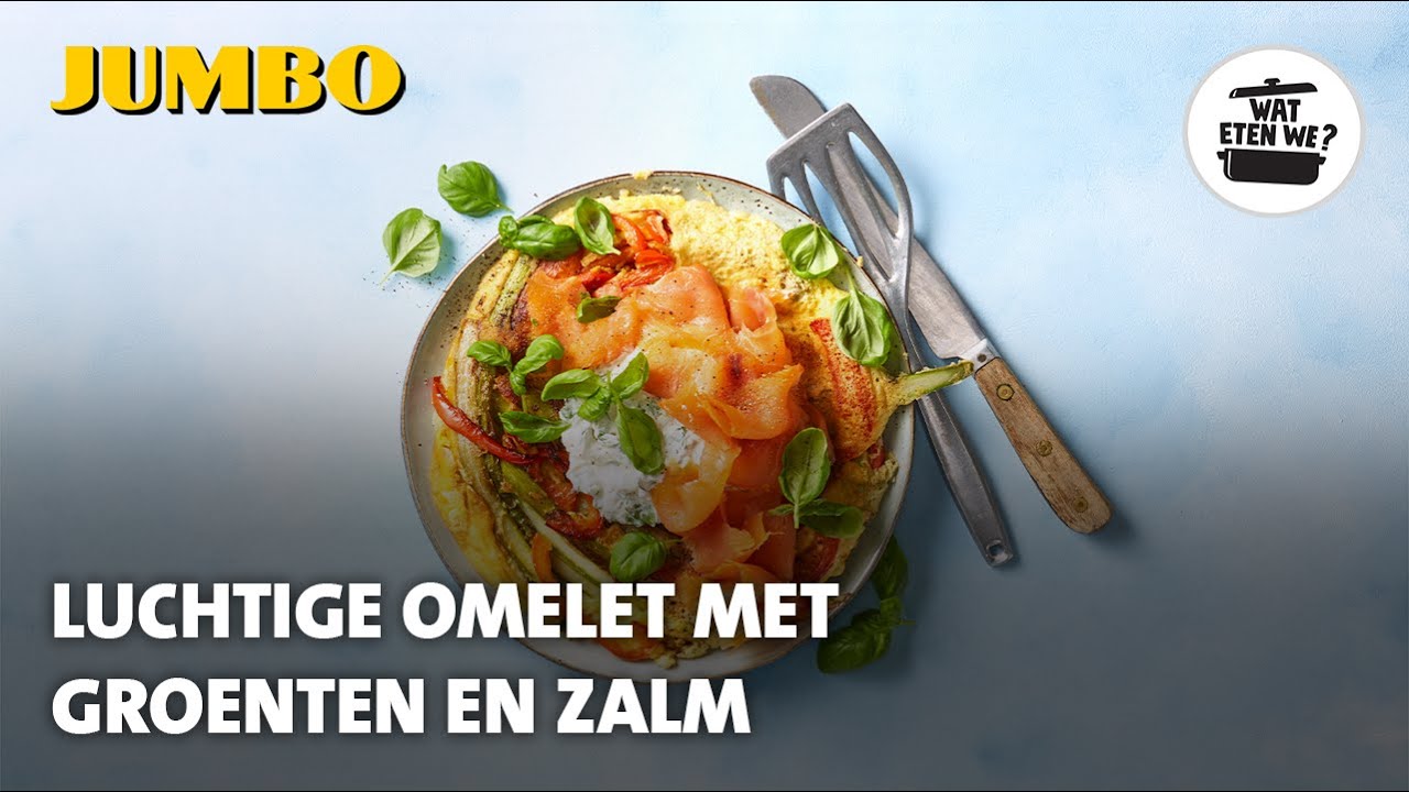 Wat eten we? Luchtige omelet met groenten en zalm