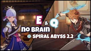 E Q No Brain Abyss 2.2 l Genshin Impact