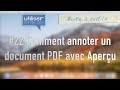 22 comment annoter un document pdf avec aperu