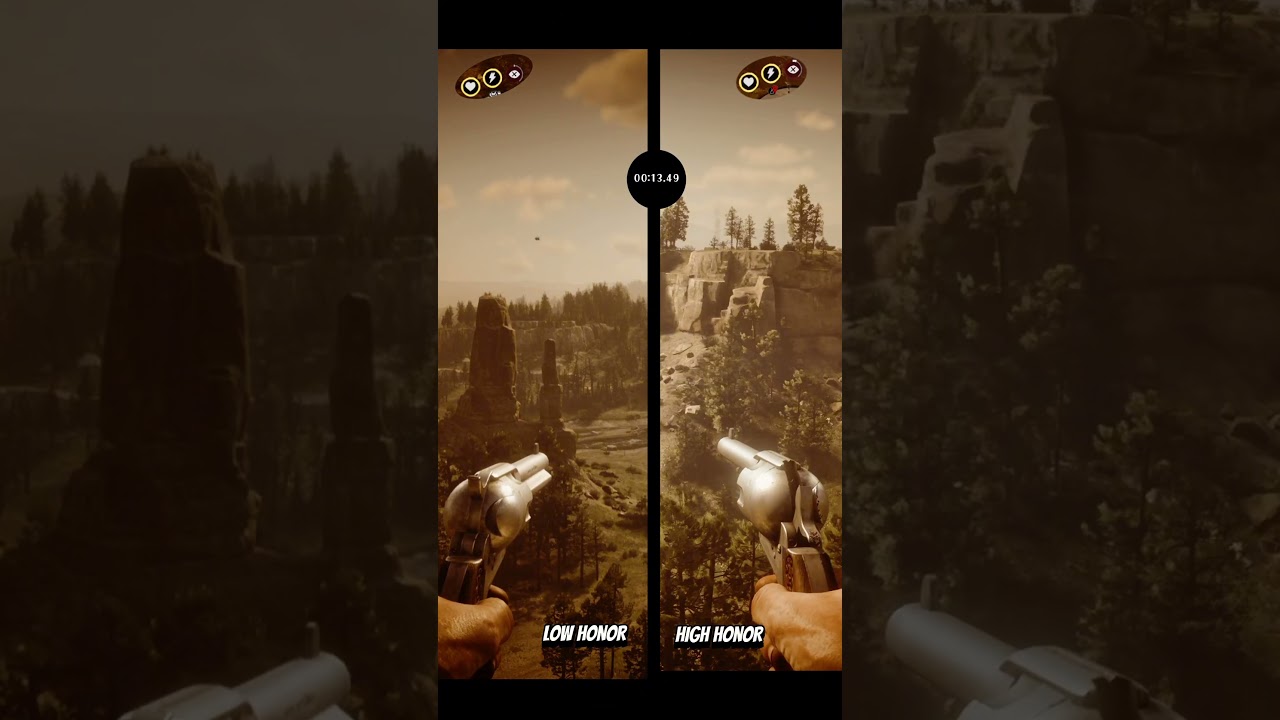 🎯 Low Honor vs High Honor Dead Eye – RDR2 Showdown! 🔥😇😈 