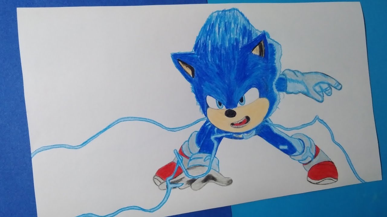 Como DESENHAR SONIC e SHADOW do Filme SONIC 2 - Como DIBUJAR a SONIC y  SHADOW de La Película SONIC 2 