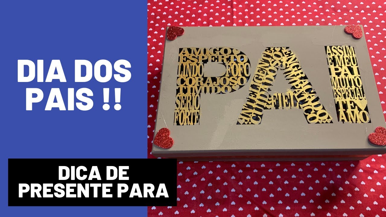DIY | Mais uma dica de presente para o dia dos Pais!