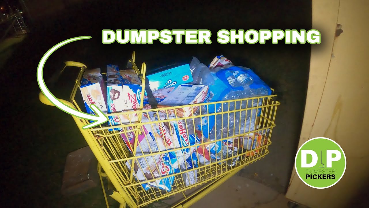 ***Dumpster Diving*** Shopping For Free Food YouTube