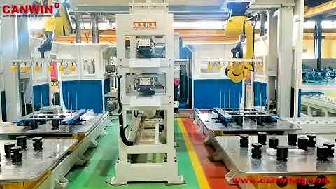 Robot laminated cut to length line