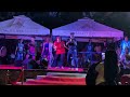Eddy kenzo with the team dancing when lusenge tembo singing on jam session in kampala at alure hotel