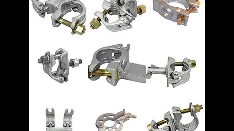 How many types of scaffolding clamps are there?