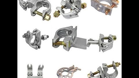 How many types of scaffolding clamps are there?