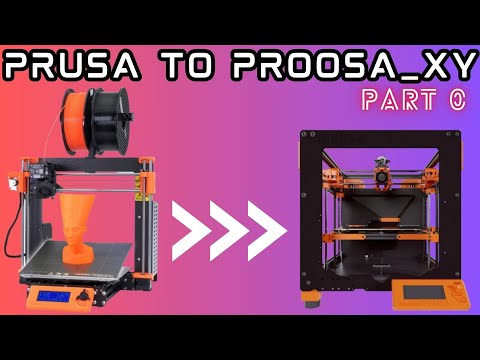 Lets Build a PROOSA_XY Part0 - PREP TIME! #livestream #3dprinting