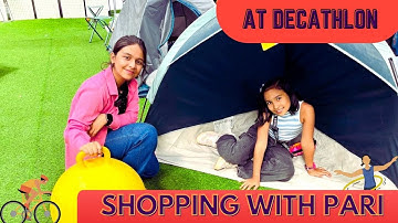 Shopping with Pari at Decathlon |#learnwithpriyanshi #learnwithpari