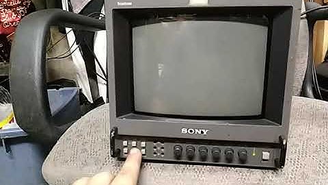 Sony PVM with no video.