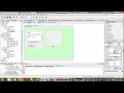 JScrollPane in Java using Netbeans
