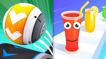 GYRO BALLS VS JUICE RUN Android iOS Mobile Gameplay Walkthrough