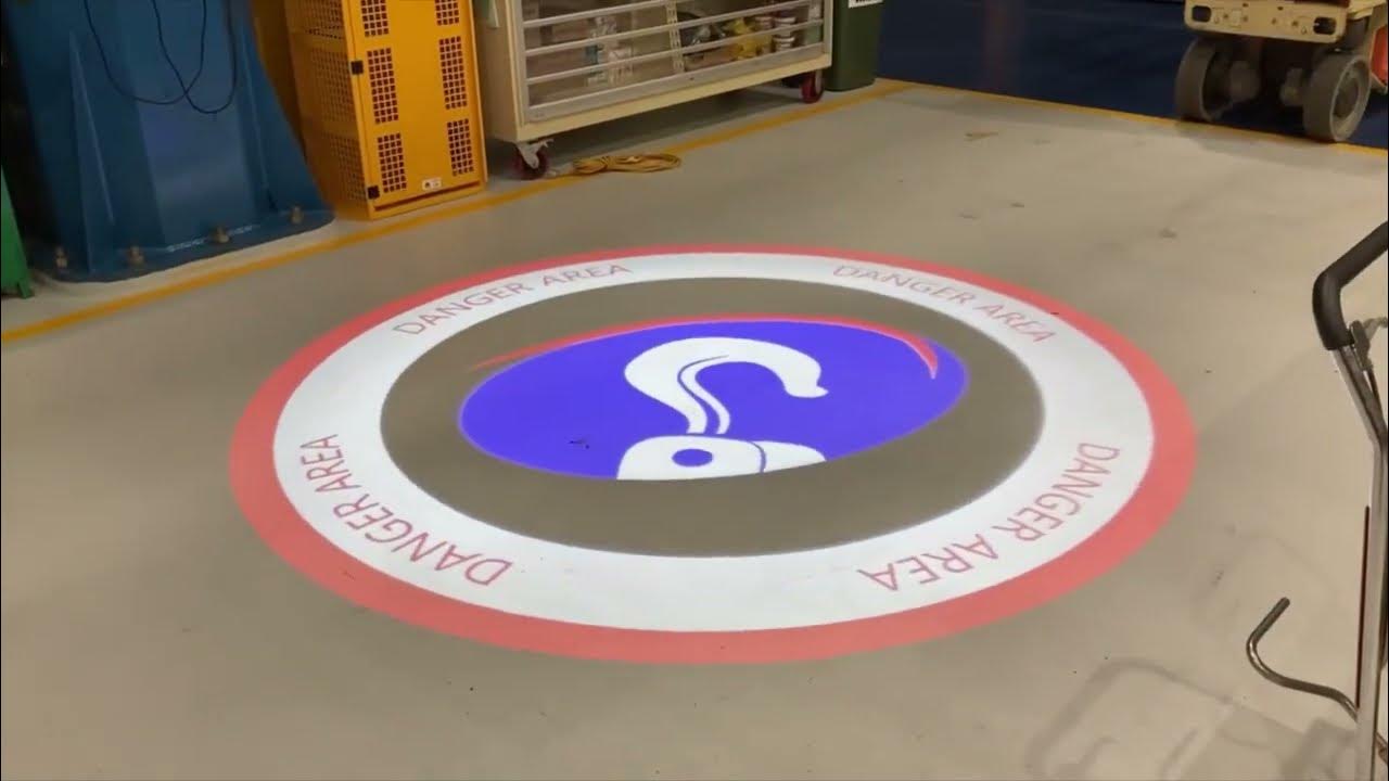 Overhead Crane Safety Exclusion Zone Projection YouTube