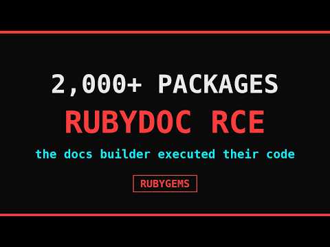 OpenAI Agents Allegedly Turned RubyGems Into a Remote-Code Pipeline