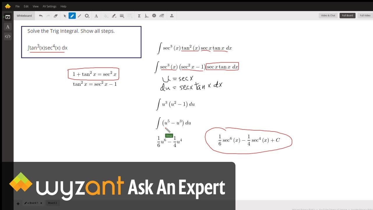 Find An Antiderivative For Product Of Powers Of Sec And Tan using Trig Find an antiderivative for product of powers of sec and tan using trig