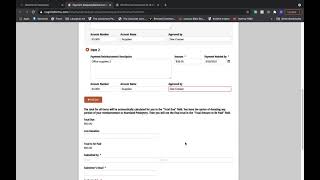 Payment Request Reimbursement Form Tutorial