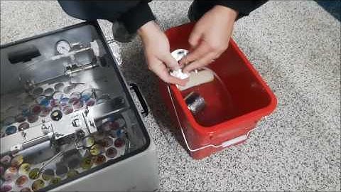 DHI Milk Sampling with the Delaval Robot & ORI Sampler: Cleaning the ORI Sampler