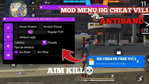 MOD MENU HG CHEATS GRATIS V11.1 🥶 ANTI BAN ANTI BLACKLIST 🤯 DIRECT LINK 🔗