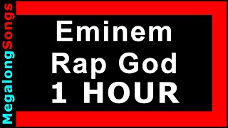 Eminem - Rap God (explicit) 🔴 [1 HOUR] ✔️