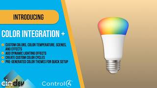 Color Integration+ for Control4 | The Ultimate Full Spectrum Lighting Driver