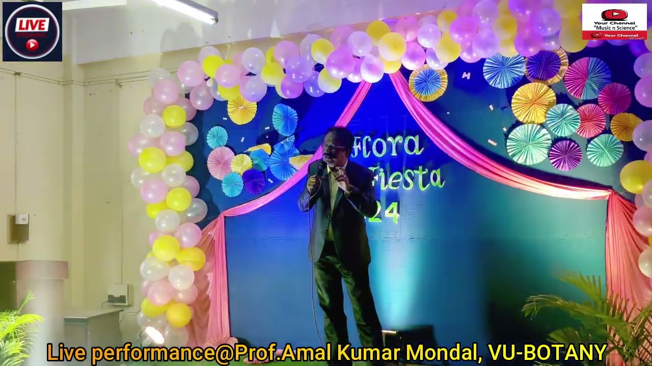 Aj Ei Dintake। Live Performance@Prof. Amal Kumar Mondal during Flora & Fiesta-2024। Kishore Kumar।
