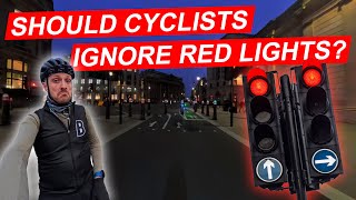 Is red light jumping safer for cyclists and drivers?