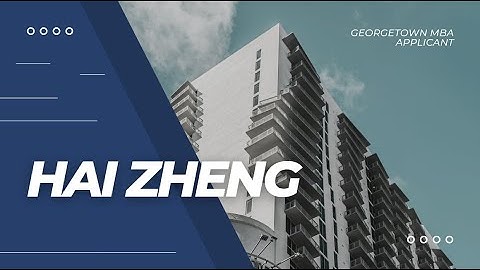 Georgetown MBA - Video Introduction