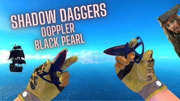 CS:GO Shadow Daggers | Doppler Black Pearl Knife Showcase | Factory New