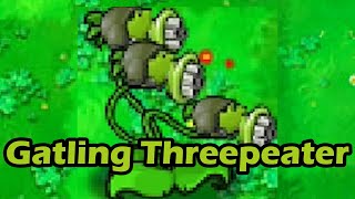 Gatling Threepeater- NEW PLANT IN Plants vs Zombies