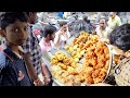 Heavy crowded 50 years old biggest butter bonda making center in rajahmundry famous tiffin centers