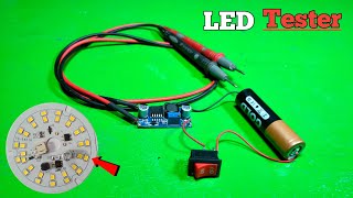 Auto volt Homemade LED light tester, Simple LED tester circuit DIY. ( SMD LED tester diy )