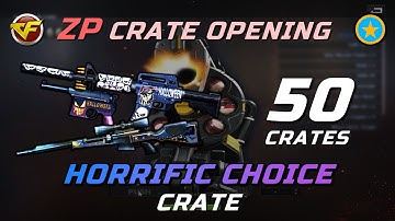 CrossFire WE - Horrific Choice Crate | ZP Crate Opening - HALLOWEEN SPECIAL