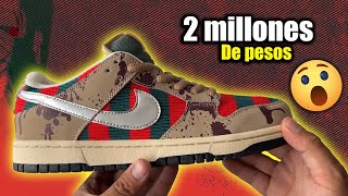 ESTOS TENIS CUESTAN MAS DE 2 MILLONES | SB Dunk Low Freddy Krueger